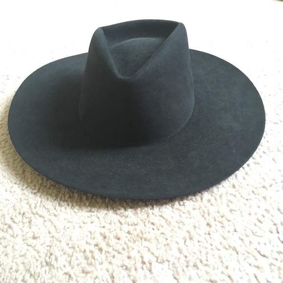 off white wide brim hat